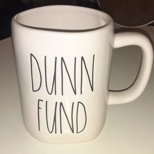 Rae Dunn FUND Coffee Cup Mug
